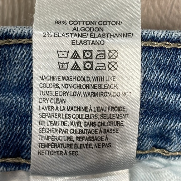 Lucky Brand Low Rise Skinny Stella Ankle Frayed Hem Distressed Denim Jeans 12/31 - Picture 13 of 16